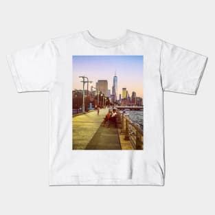 Hudson River Park, Manhattan, NYC Kids T-Shirt